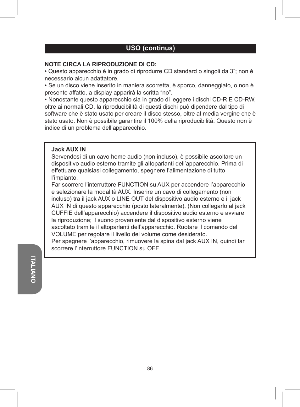 Lexibook RCD150FE User Manual | Page 86 / 130