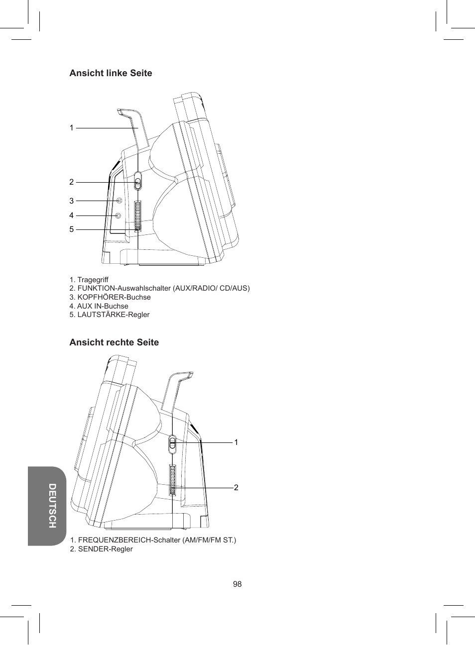 Lexibook RCD150FE User Manual | Page 98 / 130