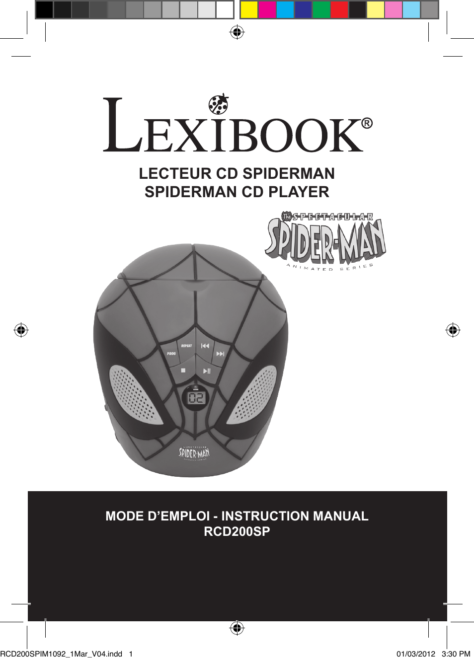 Lexibook RCD200SP User Manual | 60 pages