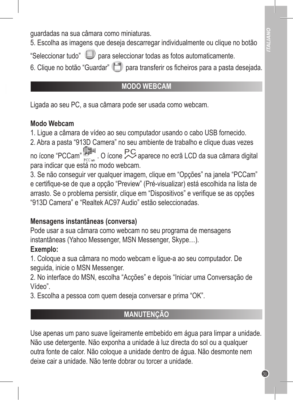 Lexibook DJ016TS User Manual | Page 31 / 48