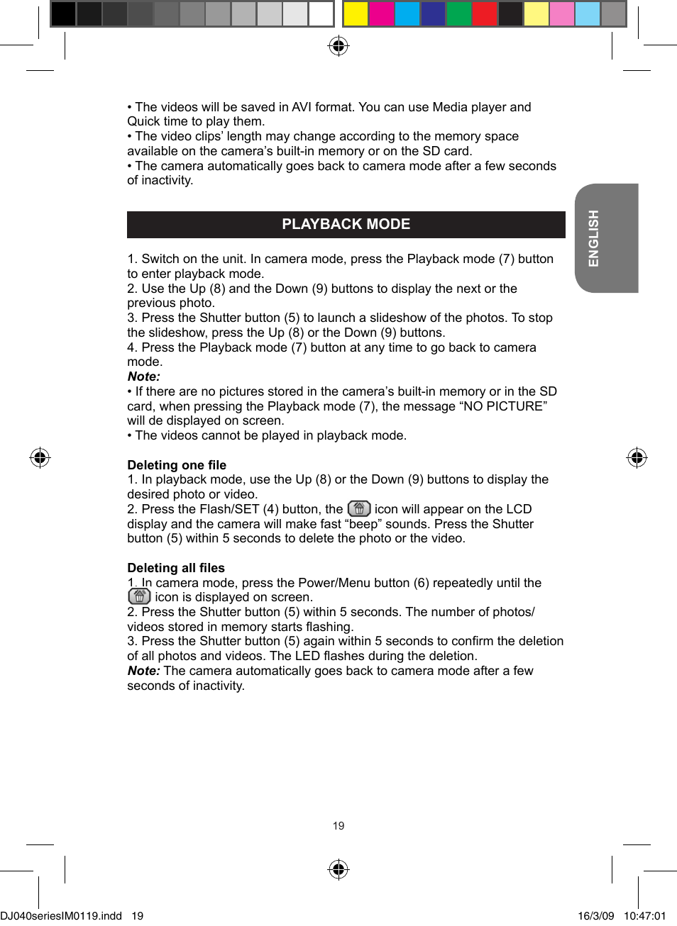 Lexibook DJ040 Series User Manual | Page 19 / 75