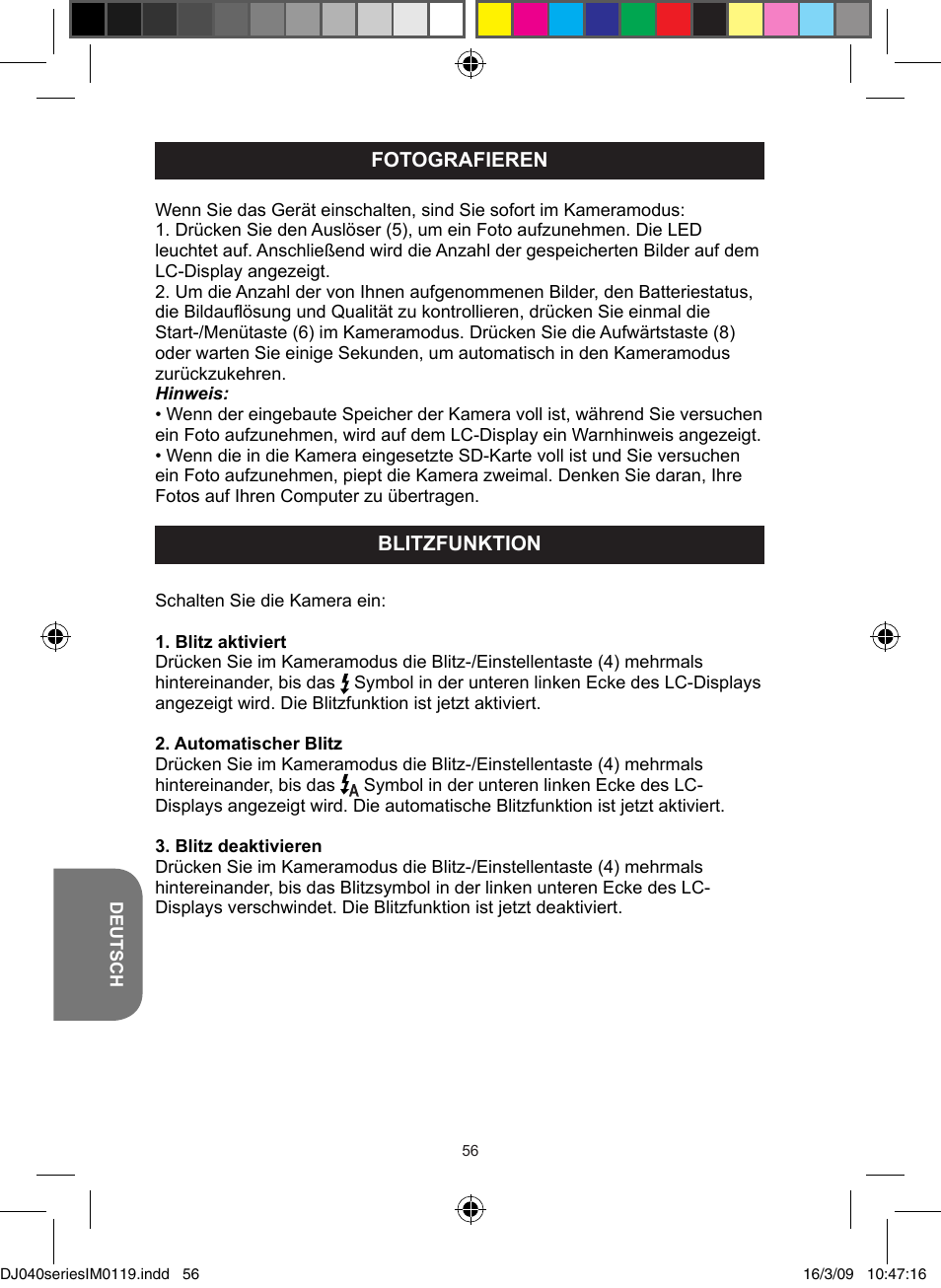 Lexibook DJ040 Series User Manual | Page 56 / 75