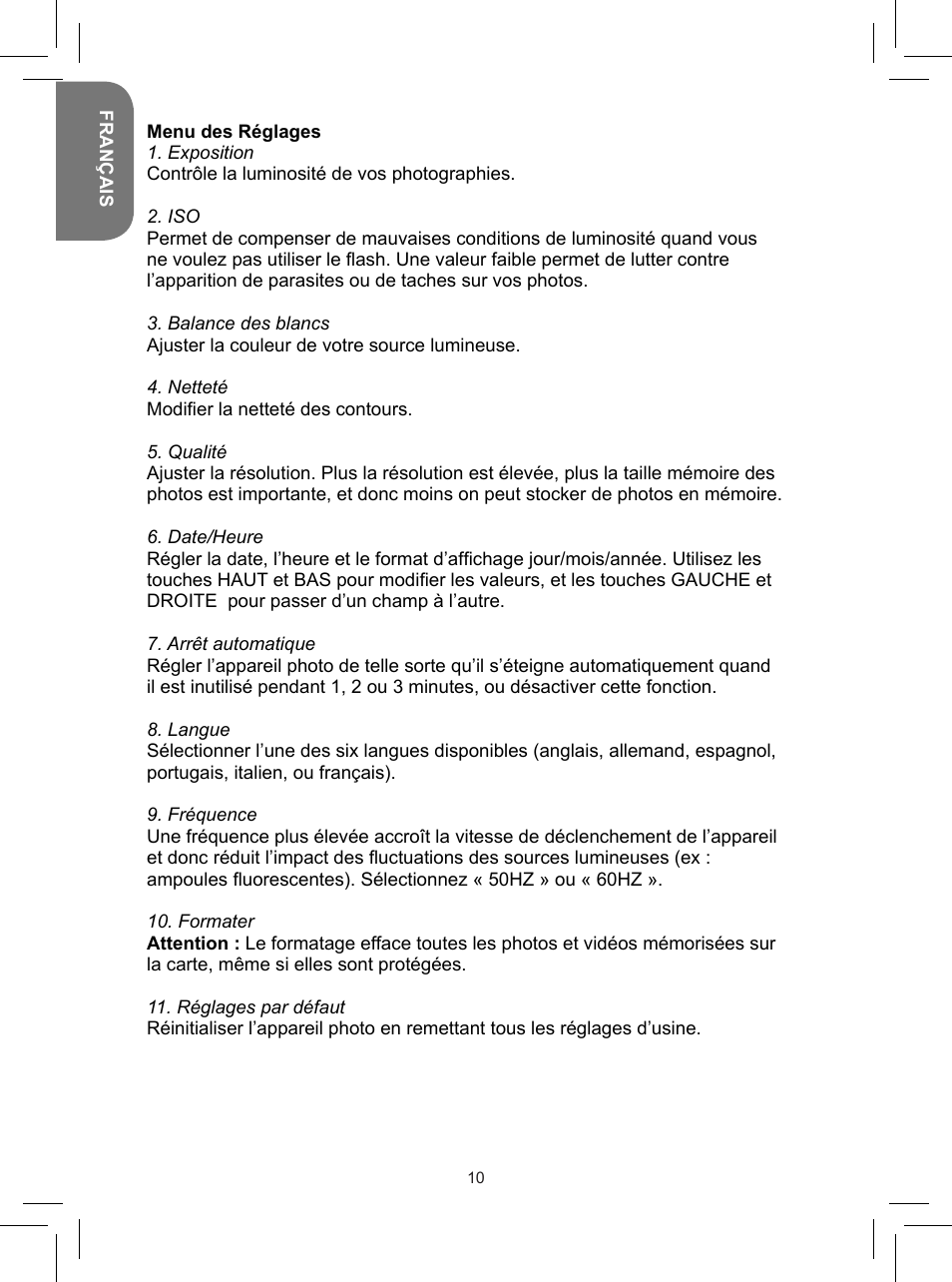Lexibook DJ050 Series User Manual | Page 10 / 110