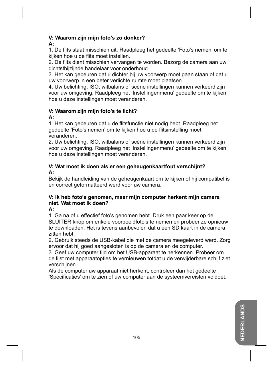 Lexibook DJ050 Series User Manual | Page 105 / 110
