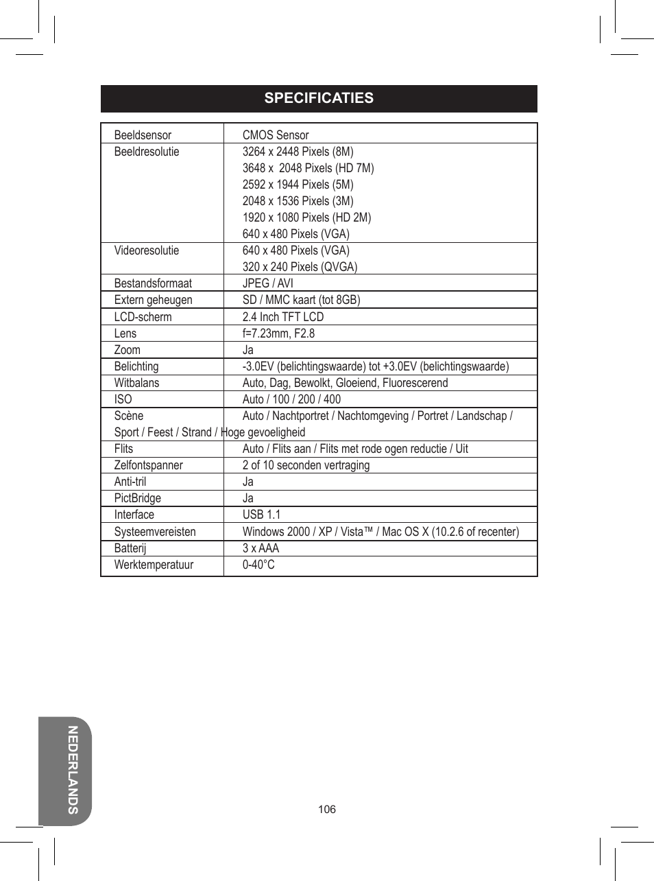 Lexibook DJ050 Series User Manual | Page 106 / 110