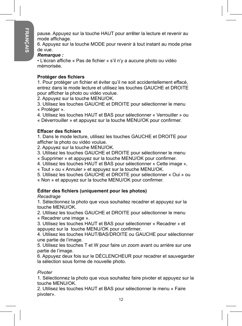 Lexibook DJ050 Series User Manual | Page 12 / 110