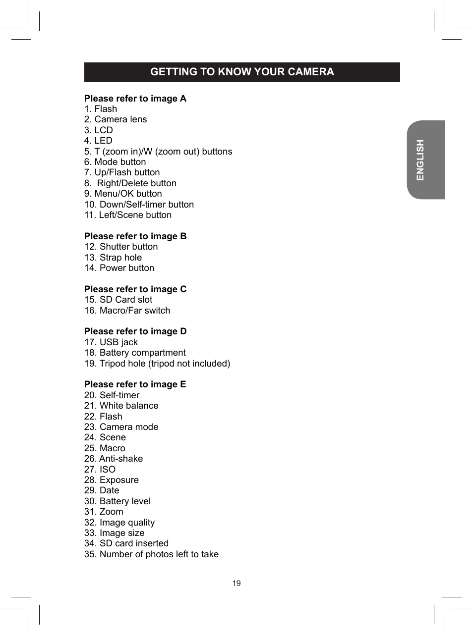 Lexibook DJ050 Series User Manual | Page 19 / 110
