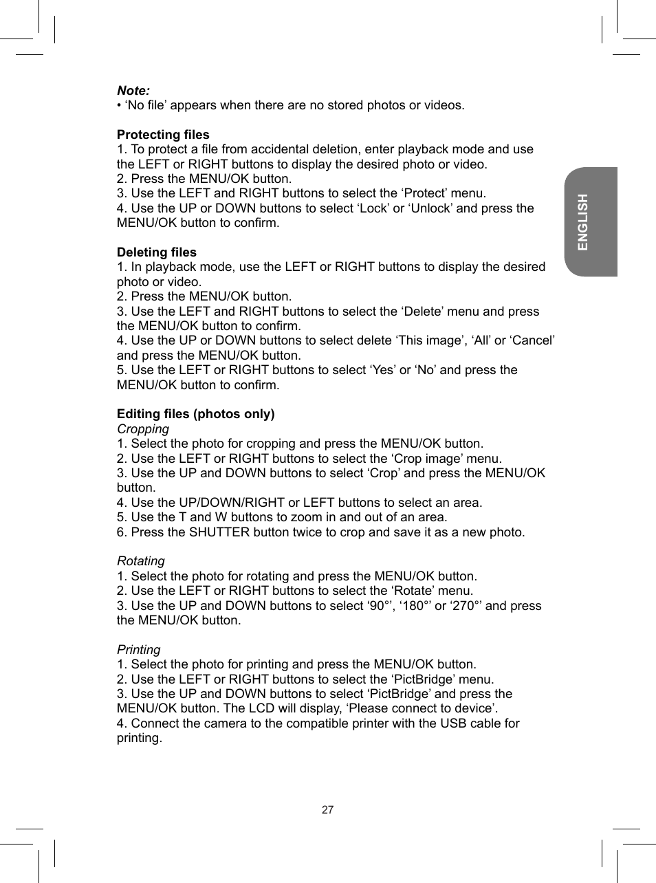 Lexibook DJ050 Series User Manual | Page 27 / 110