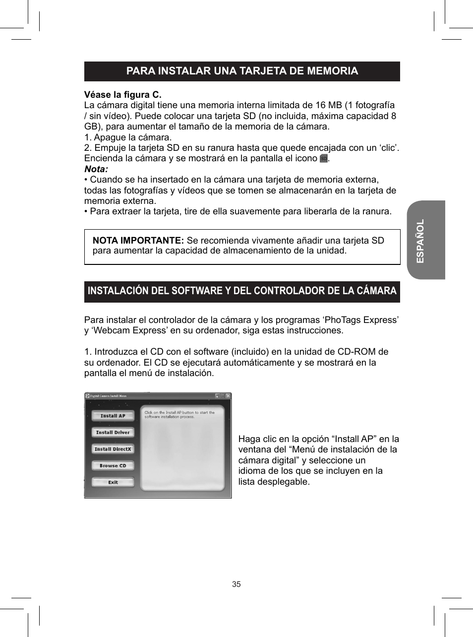 Lexibook DJ050 Series User Manual | Page 35 / 110