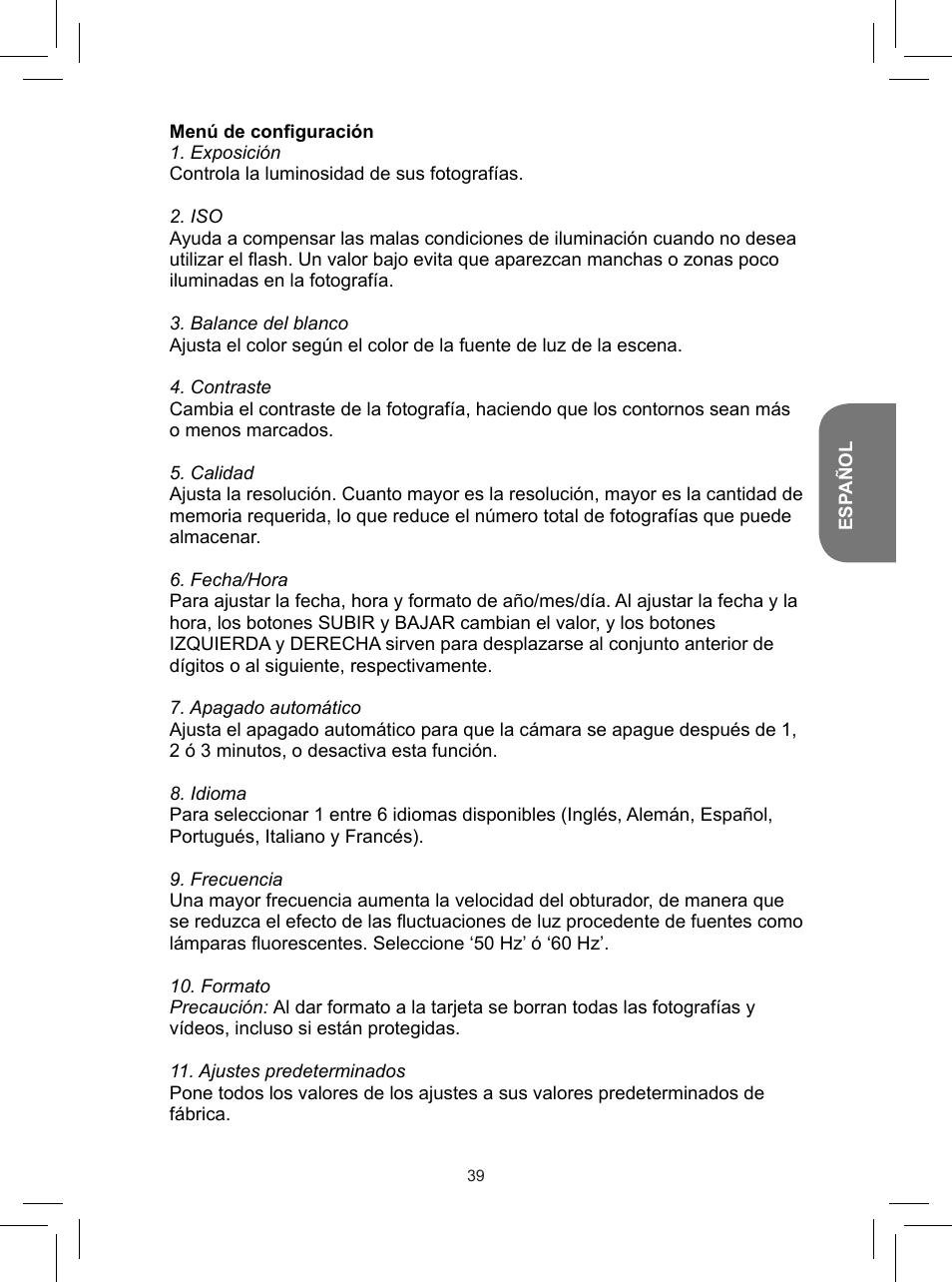 Lexibook DJ050 Series User Manual | Page 39 / 110