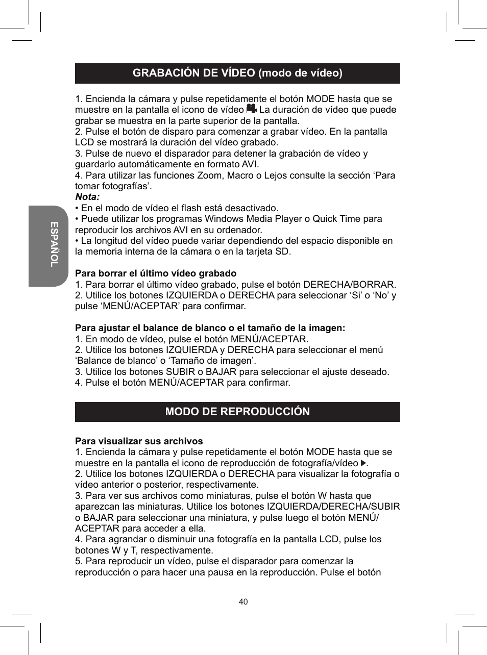 Lexibook DJ050 Series User Manual | Page 40 / 110