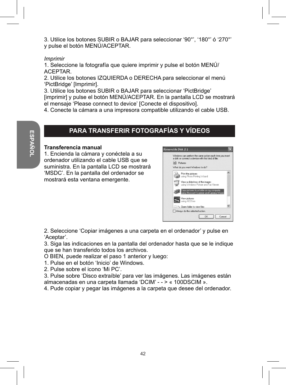 Lexibook DJ050 Series User Manual | Page 42 / 110