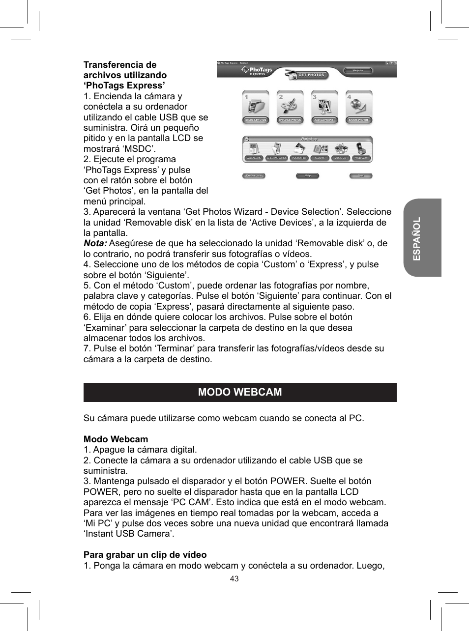 Lexibook DJ050 Series User Manual | Page 43 / 110