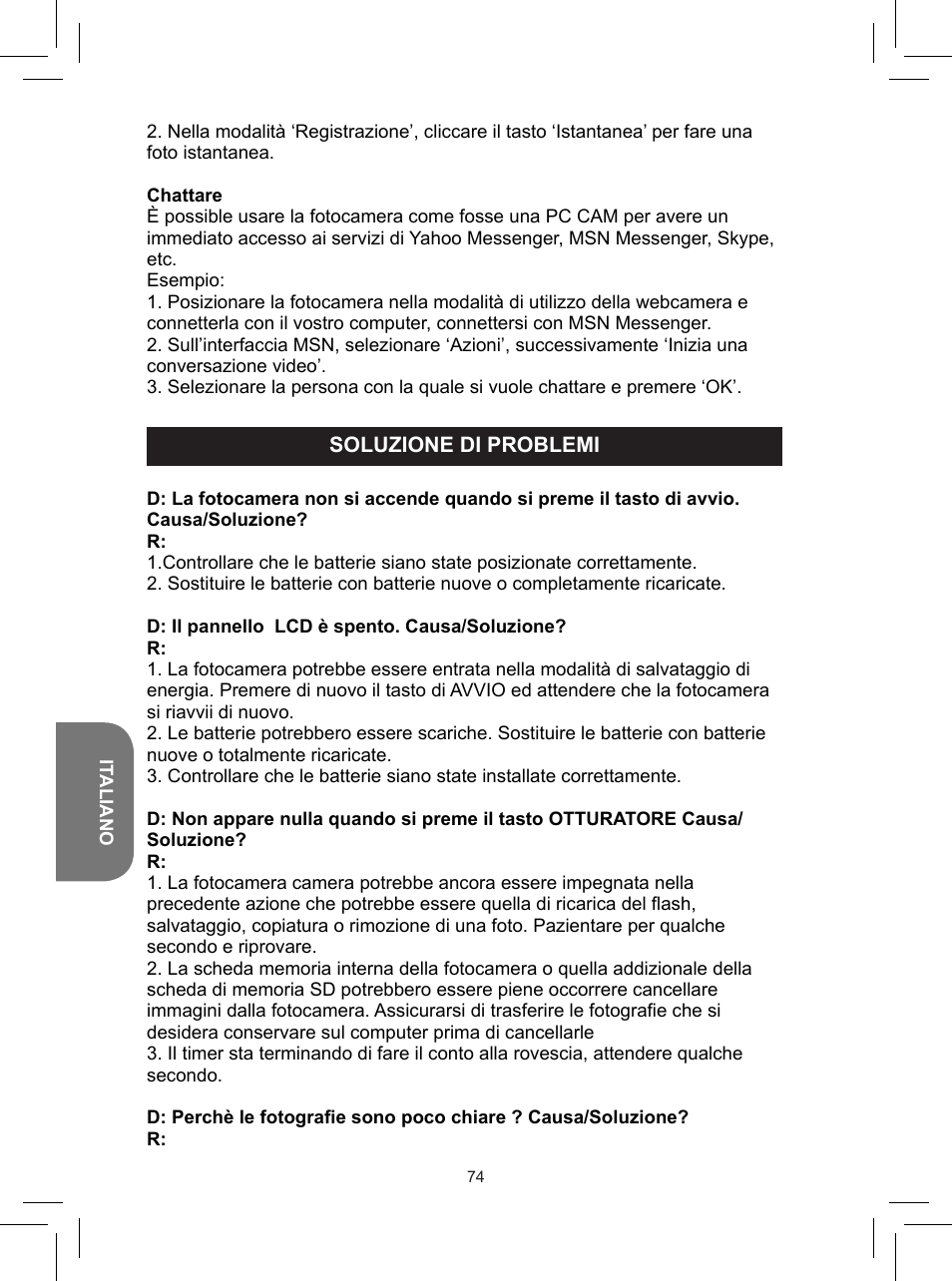 Lexibook DJ050 Series User Manual | Page 74 / 110