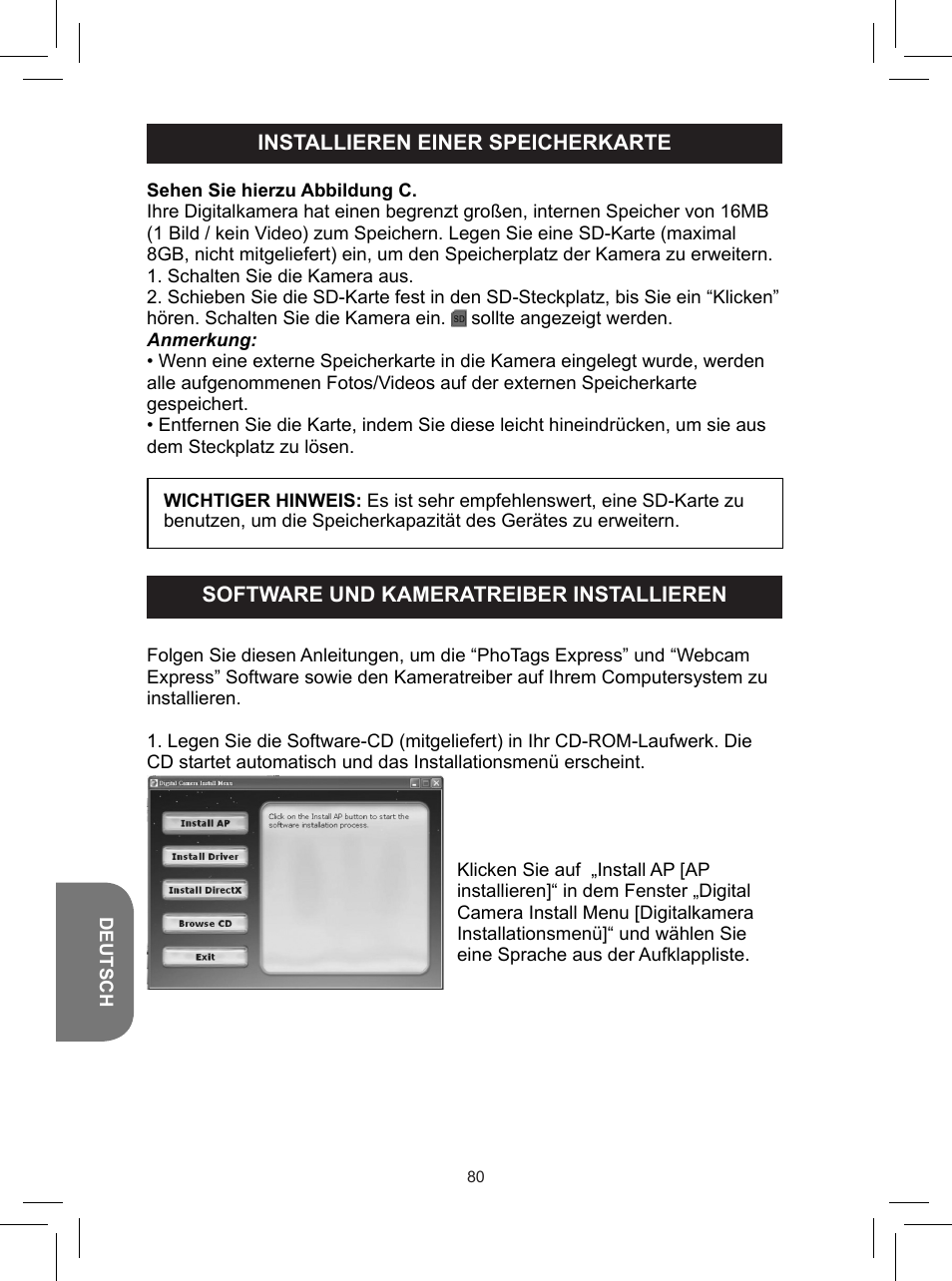 Lexibook DJ050 Series User Manual | Page 80 / 110