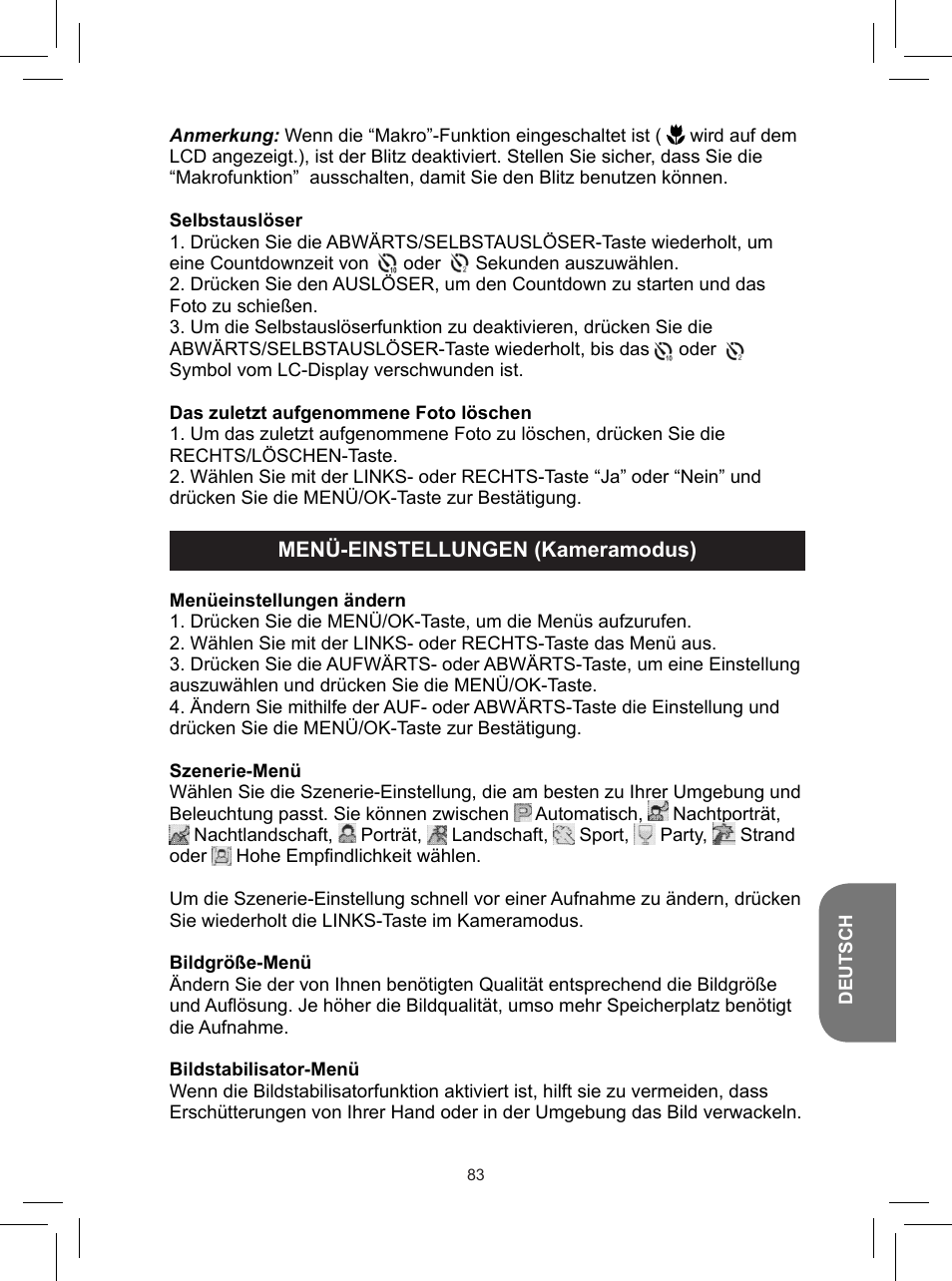 Lexibook DJ050 Series User Manual | Page 83 / 110