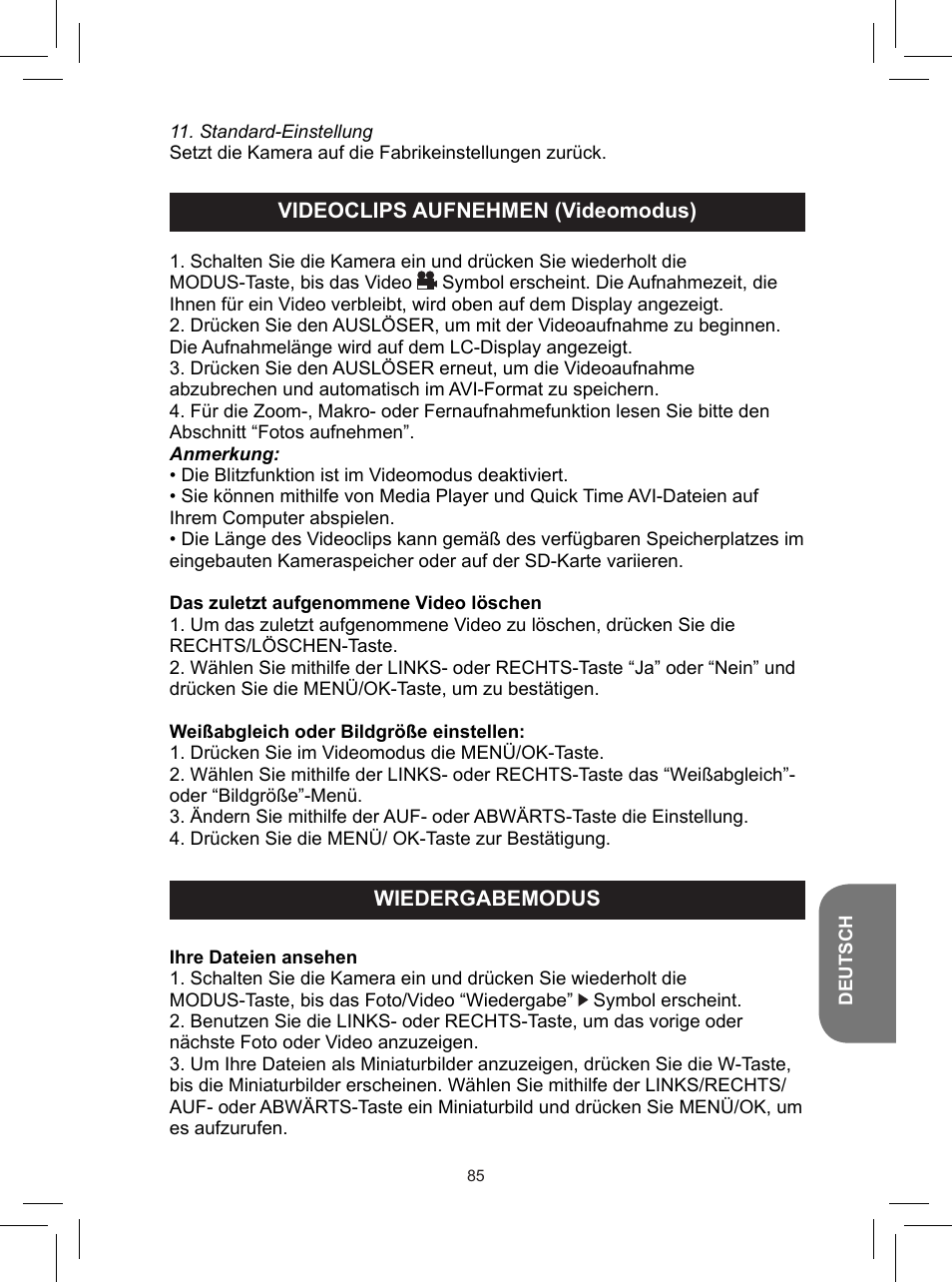 Lexibook DJ050 Series User Manual | Page 85 / 110