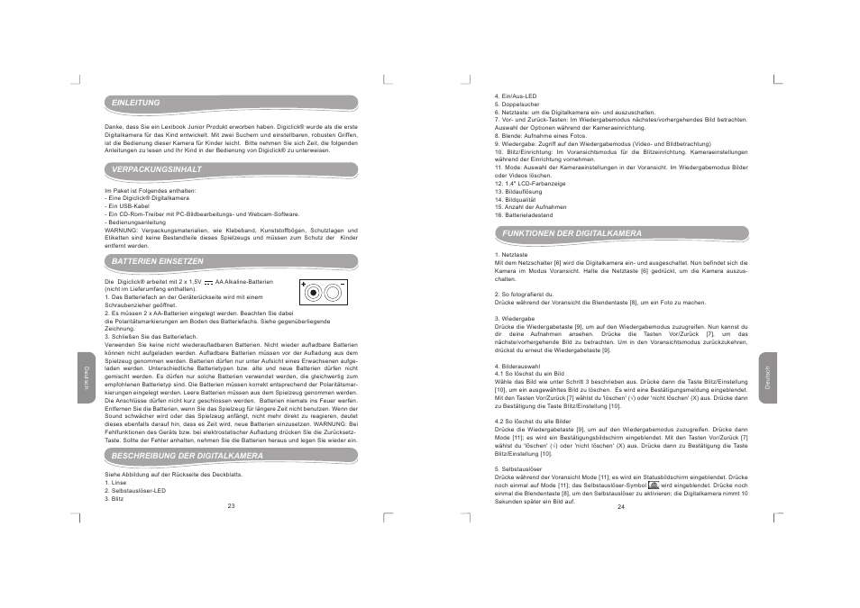 Dj10023de_24de.pdf | Lexibook DJ100 / DJ100BB / DJ100NO / DJ100SP User Manual | Page 13 / 19