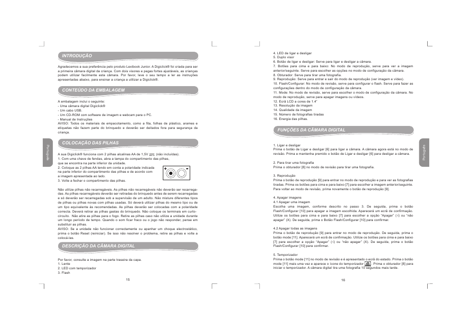 Dj10015pt_16pt.pdf | Lexibook DJ100 / DJ100BB / DJ100NO / DJ100SP User Manual | Page 9 / 19