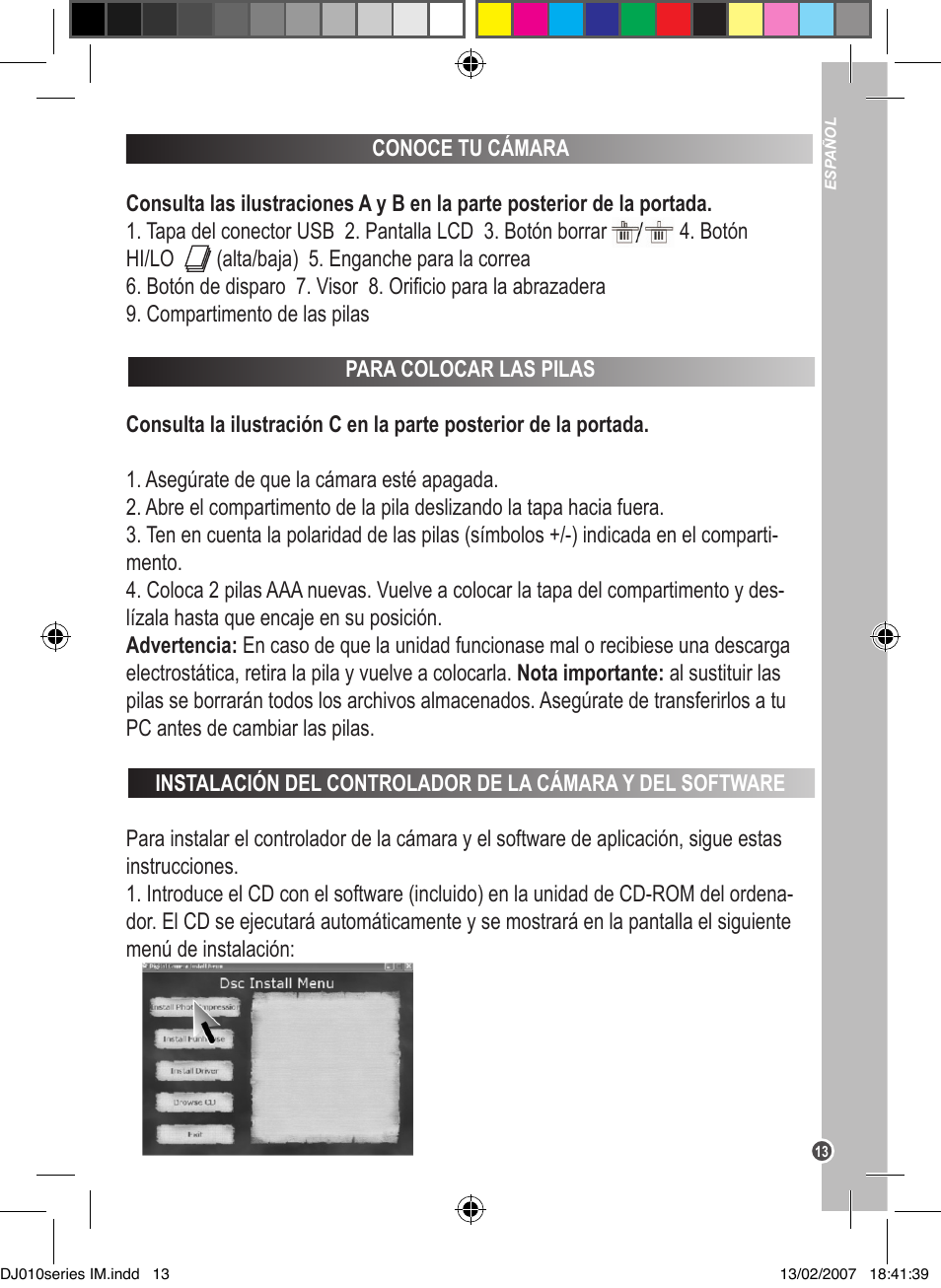 Lexibook DJ010BB / DJ010NO / DJ010SP / DJ010i1 User Manual | Page 13 / 37