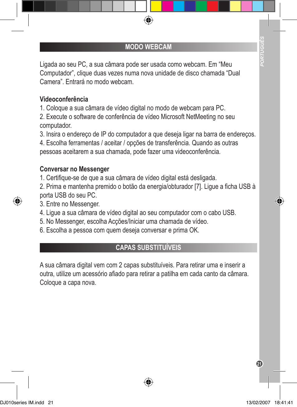 Lexibook DJ010BB / DJ010NO / DJ010SP / DJ010i1 User Manual | Page 21 / 37