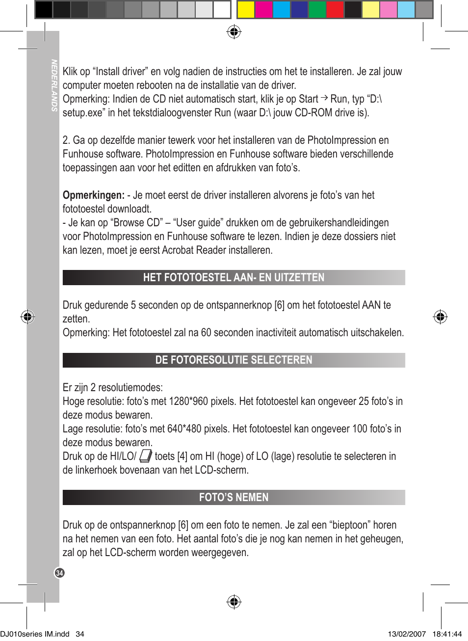 Lexibook DJ010BB / DJ010NO / DJ010SP / DJ010i1 User Manual | Page 34 / 37