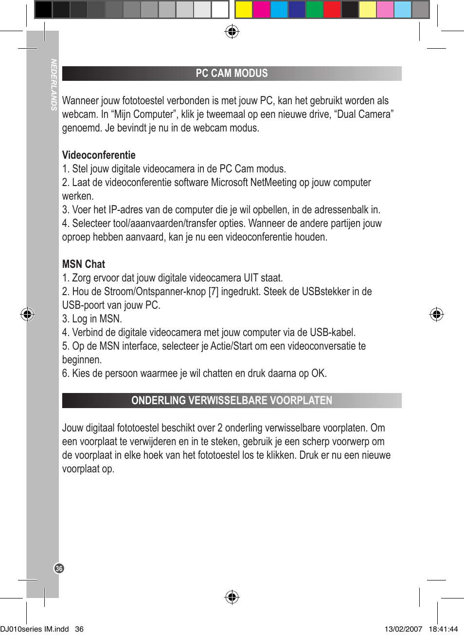 Lexibook DJ010BB / DJ010NO / DJ010SP / DJ010i1 User Manual | Page 36 / 37