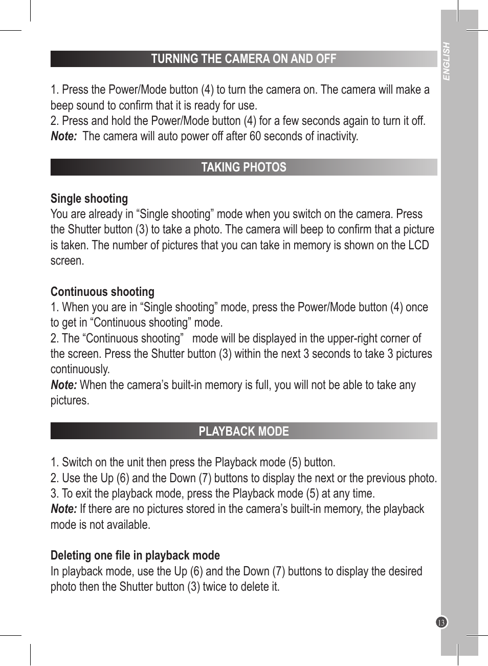 Lexibook DJ020 Series User Manual | Page 13 / 56