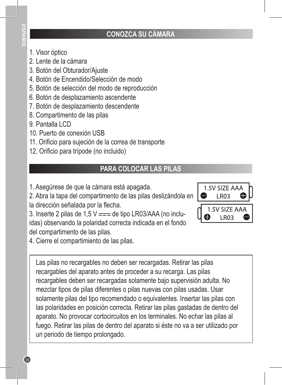 Lexibook DJ020 Series User Manual | Page 18 / 56