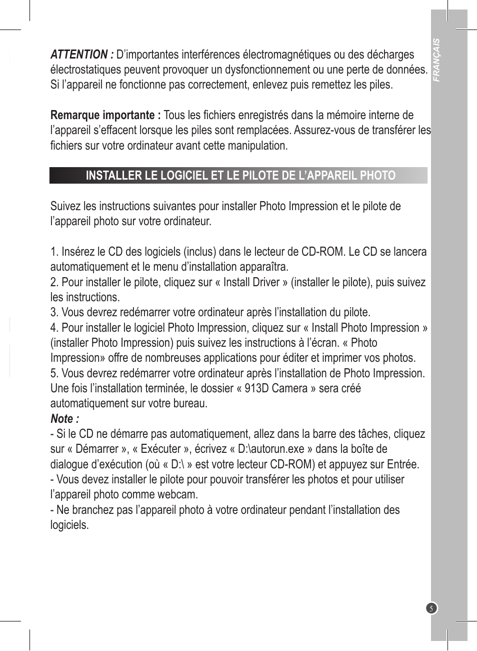 Lexibook DJ020 Series User Manual | Page 5 / 56