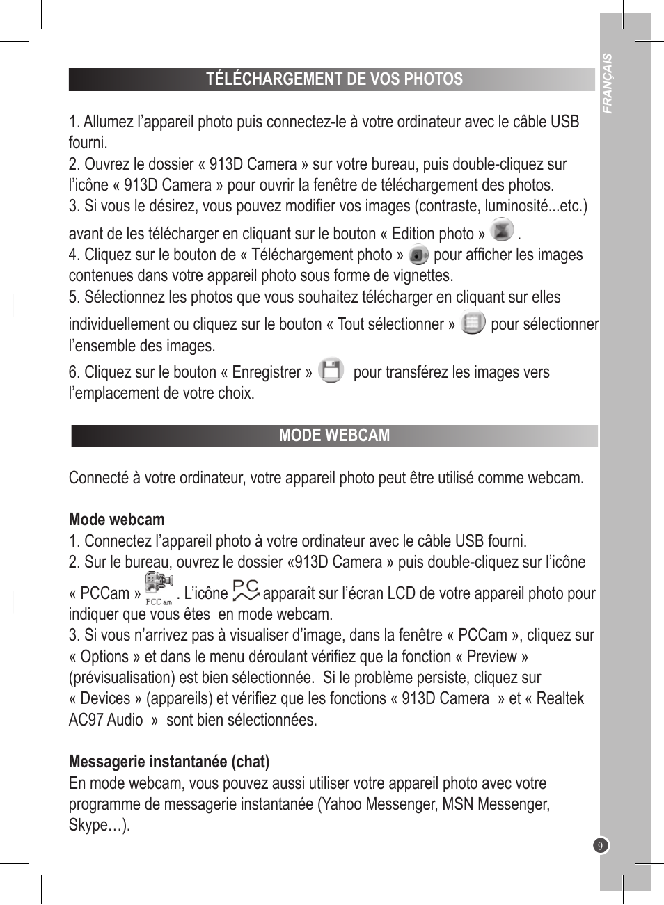 Lexibook DJ020 Series User Manual | Page 9 / 56