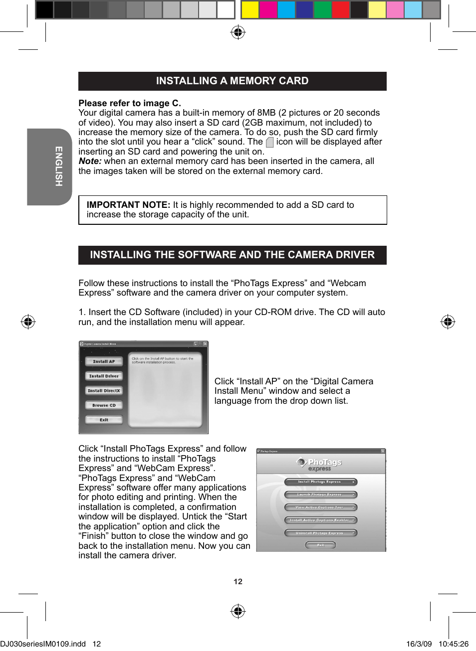Lexibook DJ030 Series User Manual | Page 12 / 62