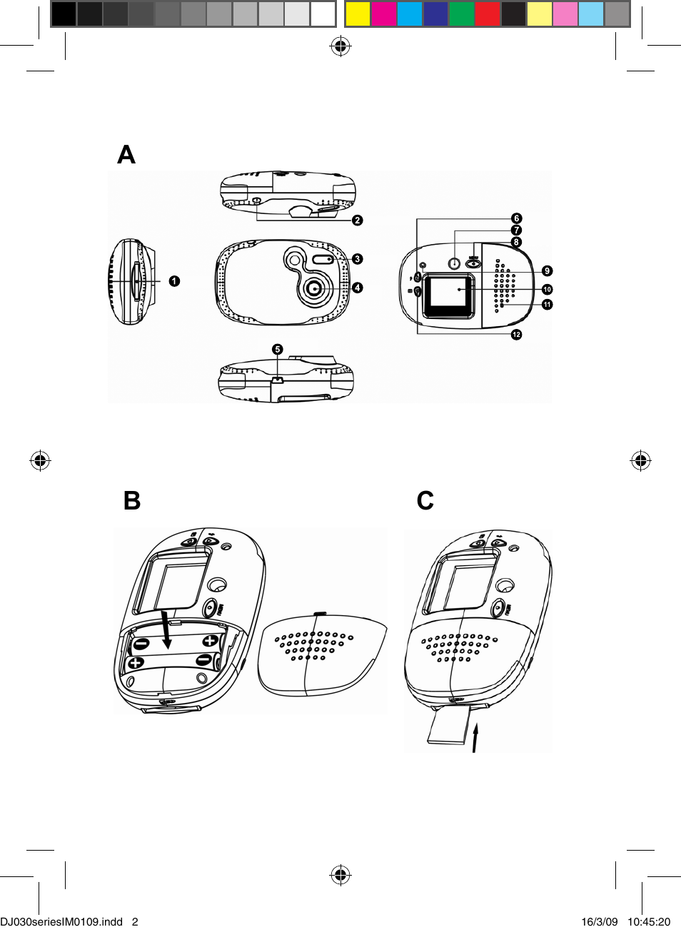 Ab c | Lexibook DJ030 Series User Manual | Page 2 / 62