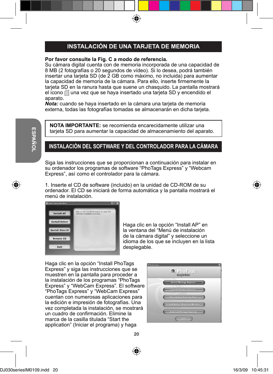Lexibook DJ030 Series User Manual | Page 20 / 62