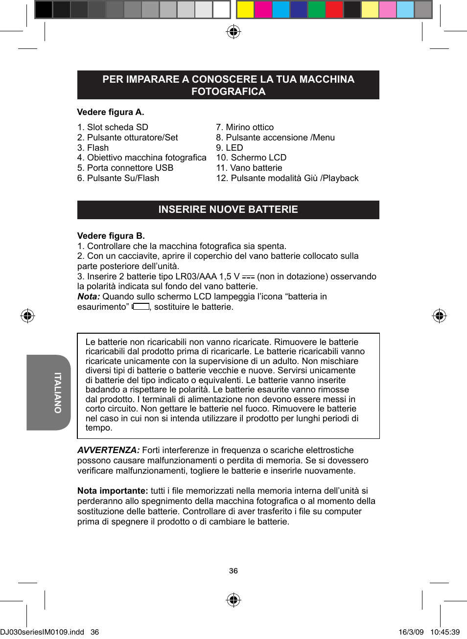 Lexibook DJ030 Series User Manual | Page 36 / 62