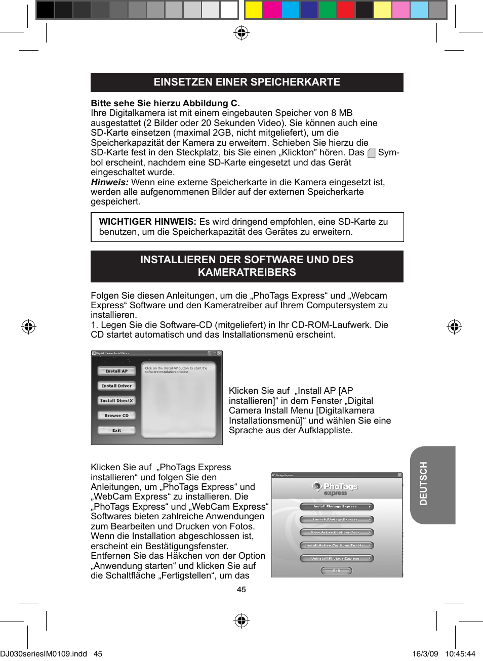 Lexibook DJ030 Series User Manual | Page 45 / 62