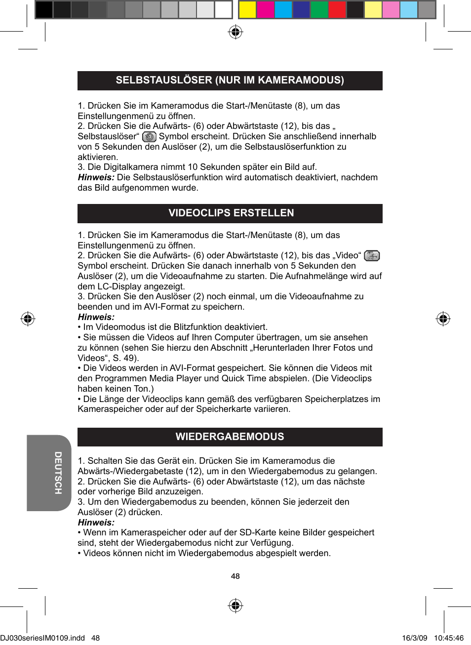 Lexibook DJ030 Series User Manual | Page 48 / 62