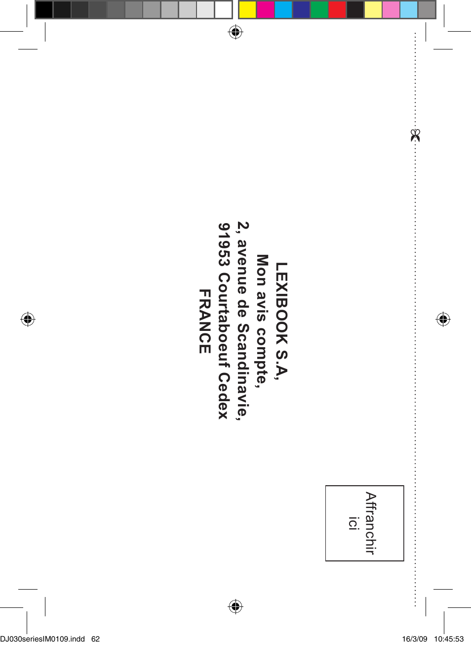 Lexibook DJ030 Series User Manual | Page 62 / 62