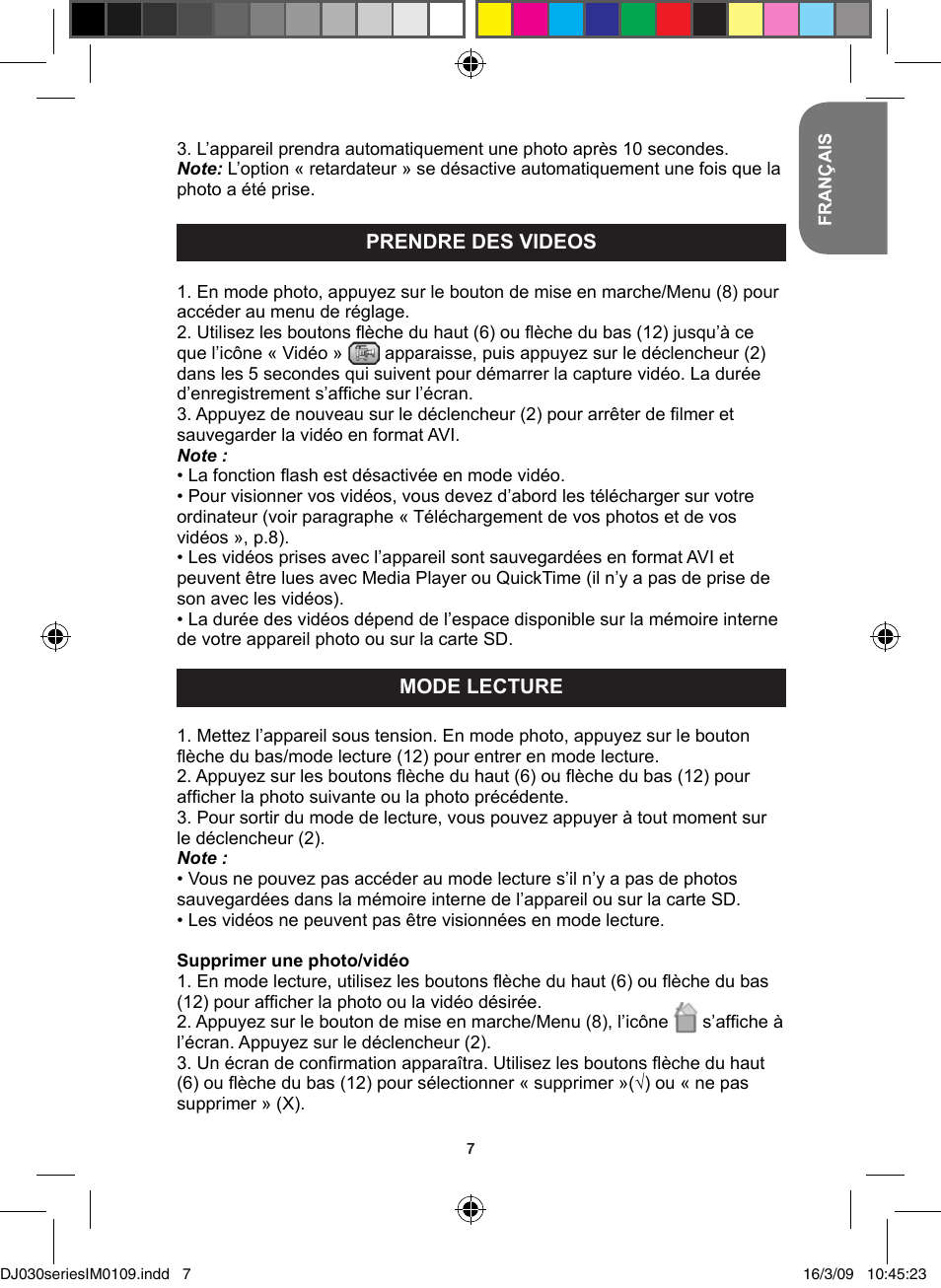 Lexibook DJ030 Series User Manual | Page 7 / 62