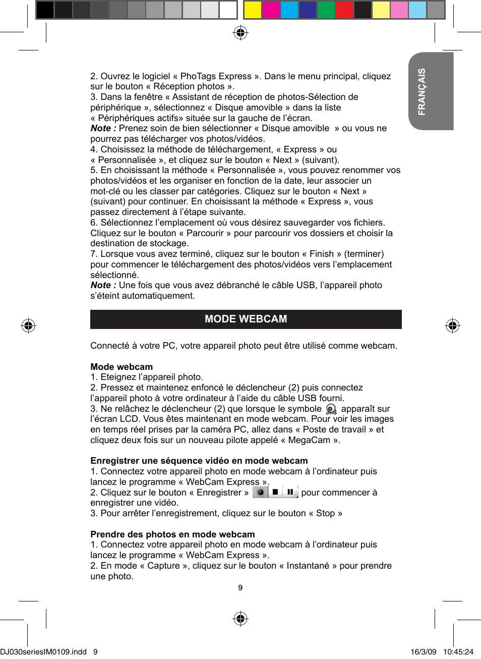 Lexibook DJ030 Series User Manual | Page 9 / 62