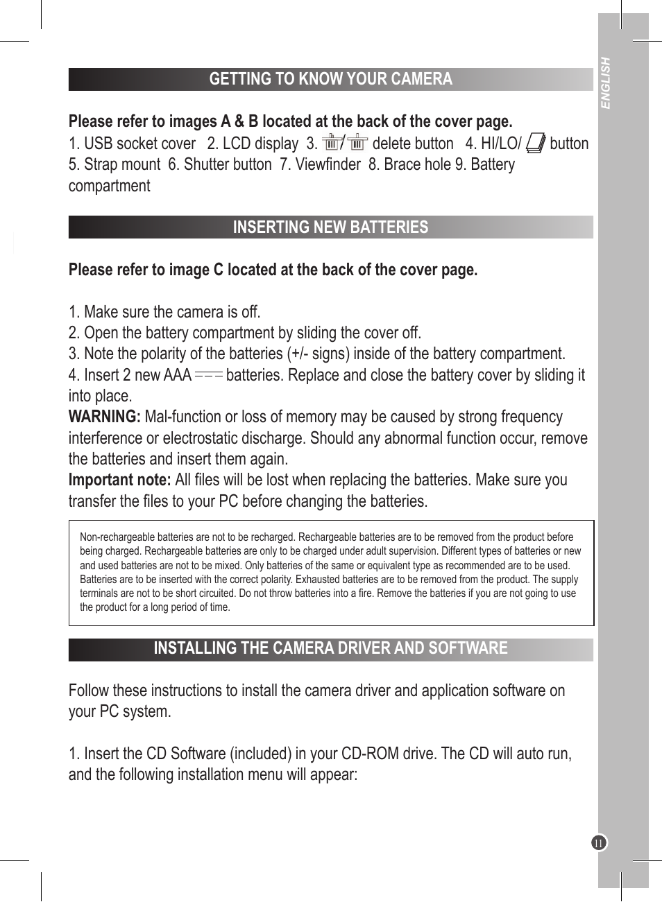 Lexibook DJ045 Series User Manual | Page 11 / 54