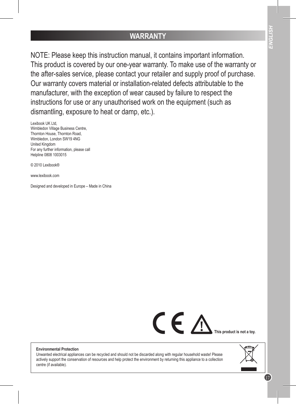 Lexibook DJ045 Series User Manual | Page 17 / 54