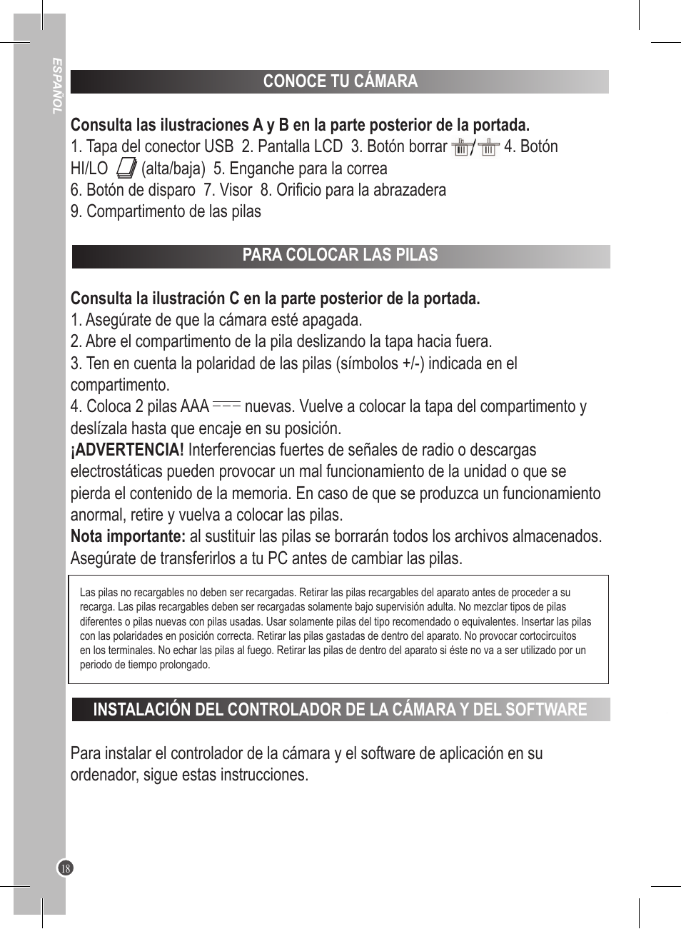 Lexibook DJ045 Series User Manual | Page 18 / 54