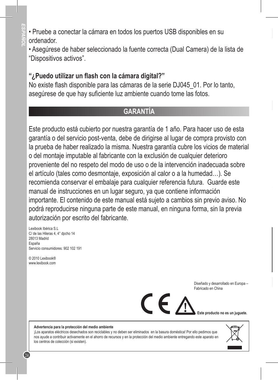 Lexibook DJ045 Series User Manual | Page 24 / 54