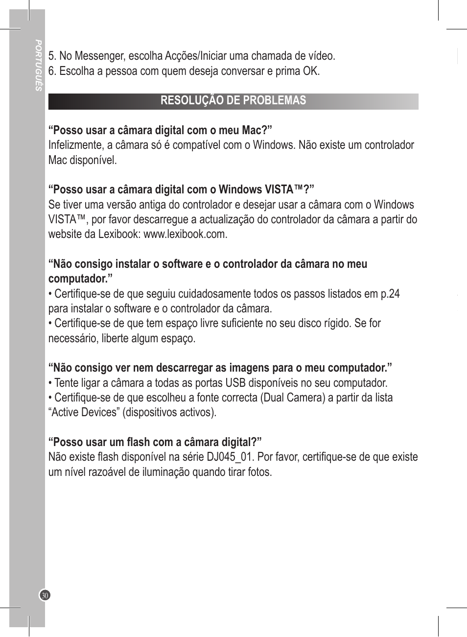 Lexibook DJ045 Series User Manual | Page 30 / 54