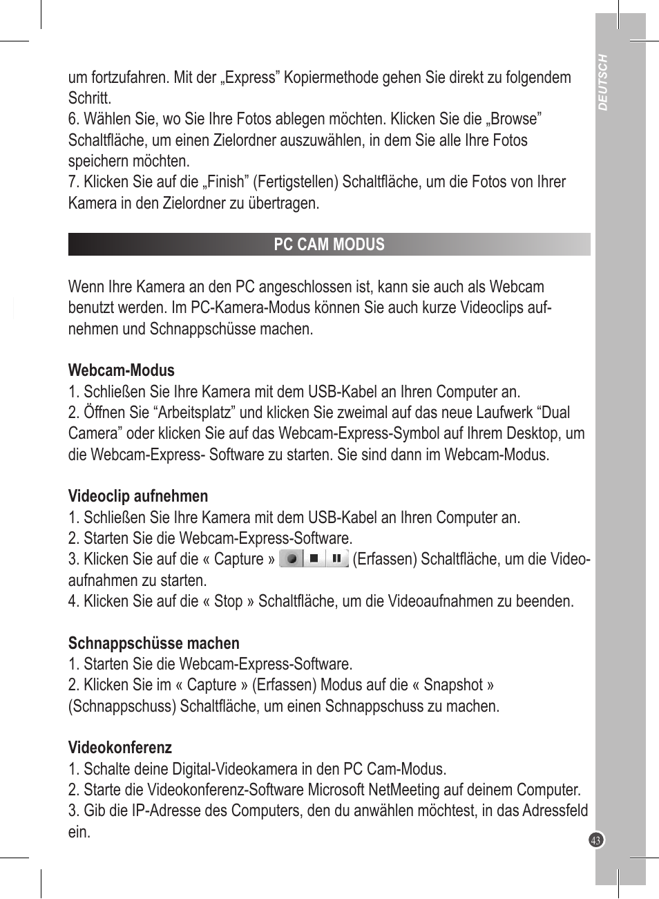 Lexibook DJ045 Series User Manual | Page 43 / 54