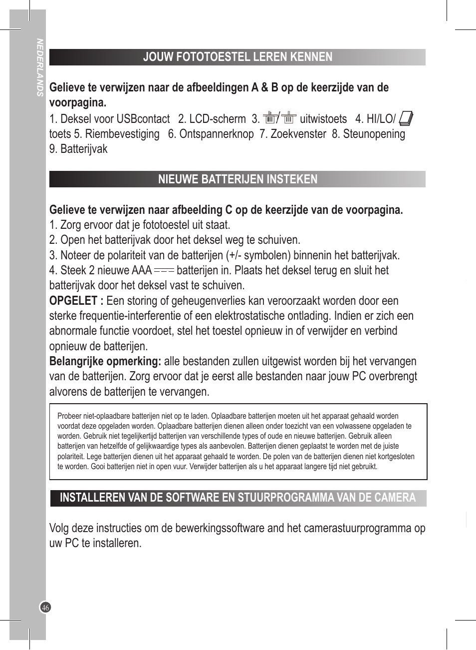 Lexibook DJ045 Series User Manual | Page 46 / 54