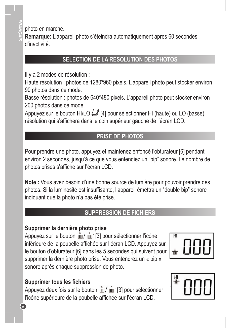 Lexibook DJ045 Series User Manual | Page 6 / 54