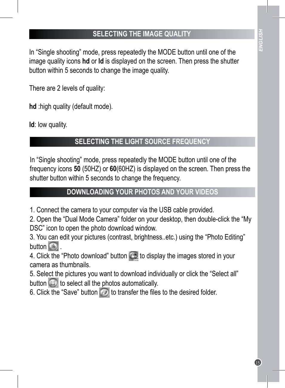 Lexibook DJ013 Series User Manual | Page 15 / 54