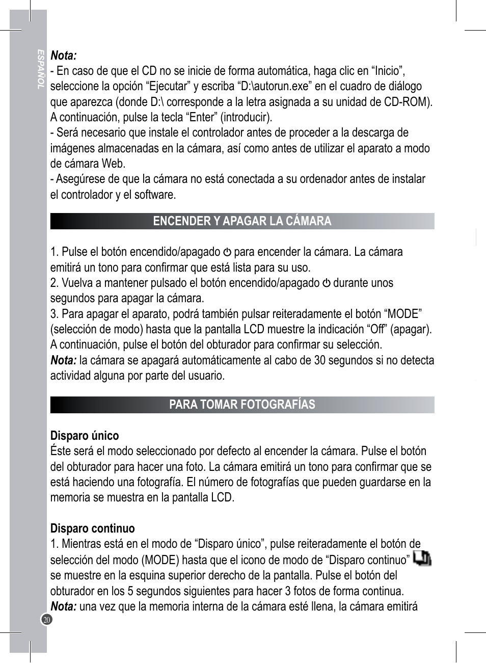 Lexibook DJ013 Series User Manual | Page 20 / 54